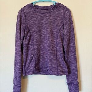 Jill Yoga Purple Long Sleeve Athletic Top Kids size 6